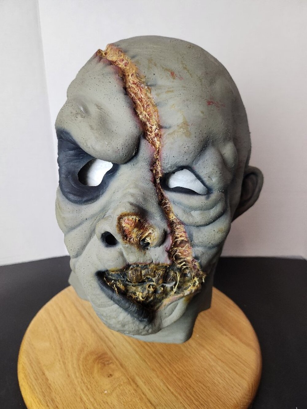 Vintage 1988 Don Post Studios Zombie Ghoul Full Head Mask Halloween Horror